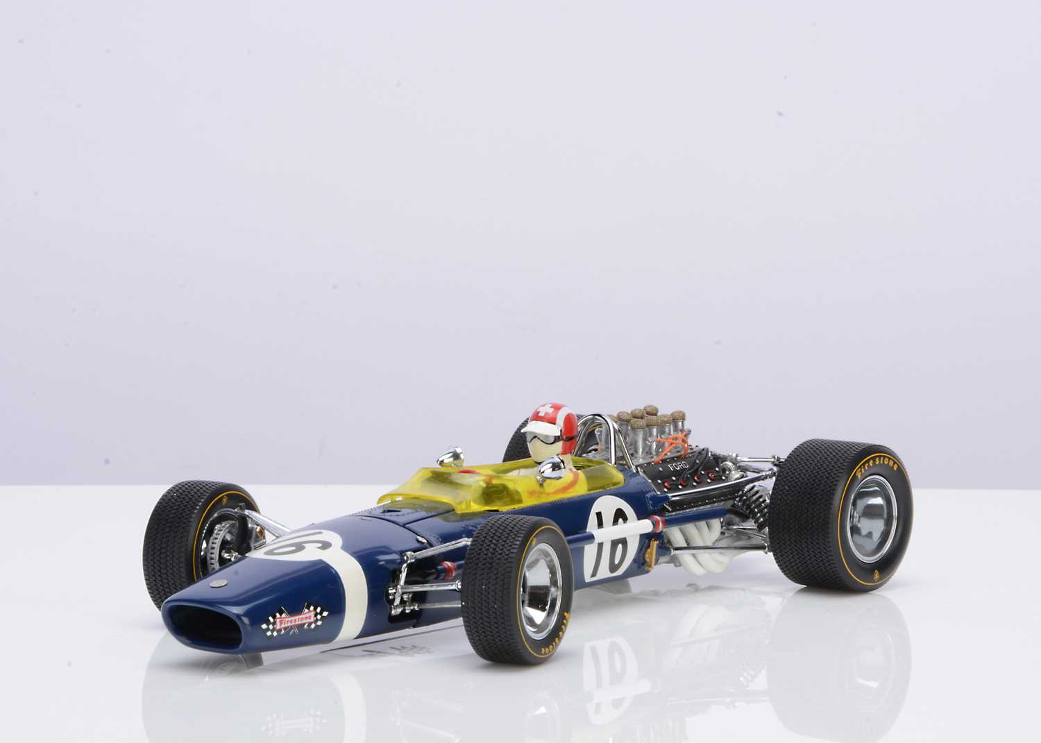 Lot 303 - A Exoto Grand Prix Classics 1:18 Scale Lotus Type 49 1968 GP Of Spain (Siffert)