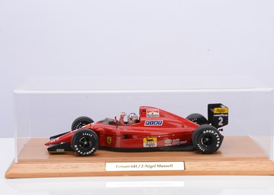 Lot 313 - A Exoto Grand Prix Classics 1:18 Scale Nigel Mansell Ferrari 641/2 1990 Portugese G.P Victory