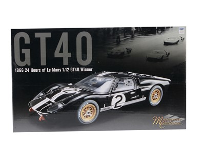 Lot 335 - ACME Diecast 1:12 Scale Ford GT40 1966 Le Mans 24 Hrs Winner