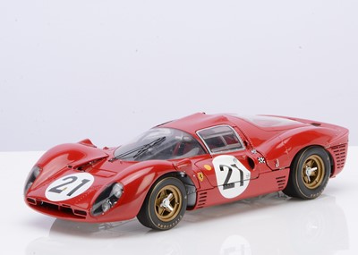 Lot 337 - A GMP 1:18 Scale Ferrari 330 P4 Berlinetta Nr.21 1967 Le Mans 24 Hrs