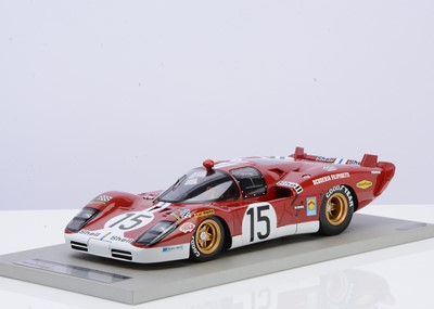 Lot 342 - A Tecnomodel Mythos Series 1:18 Scale Ferrari 512S Long Tail Le Mans 24h 1970 Team Filippinetti