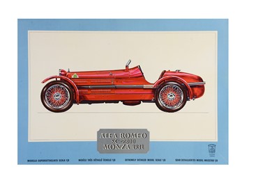 Lot 351 - A Pocher 1:8 Scale Model Kit - Alfa Romeo 8C 2300 Monza 1931