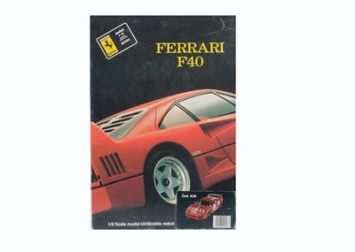 Lot 358 - A Pocher Rivarossi 1:8 Scale Model Kit - Ferrari F40 G.T (Italian Prototype)