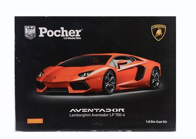 Lot 359 - A Pocher Hornby 1:8 Scale Model Kit - Lamborghini Aventador LP 700-4