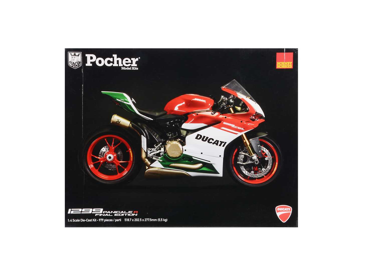 368 - A Pocher Hornby 1:4 Scale Model Kit - Ducati Superbike Panigale 1299 R "Final Edition",