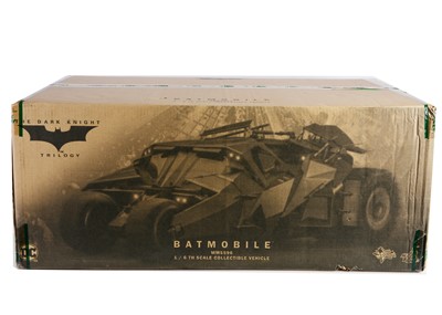 Lot 373 - A Hot Toys 1:6 Scale Batman The Dark Knight Trilogy Batmobile Tumbler