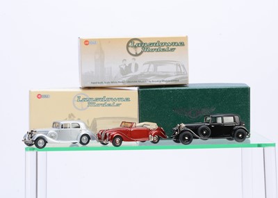 Lot 381 - Lansdowne 1:43 Scale White Metal Models