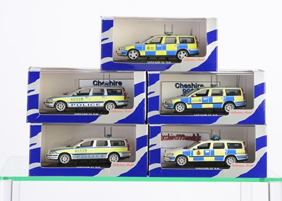 Lot 396 - Cheshire 999 Models & Similar 1:43 Scale Code 3 Police Vehicles