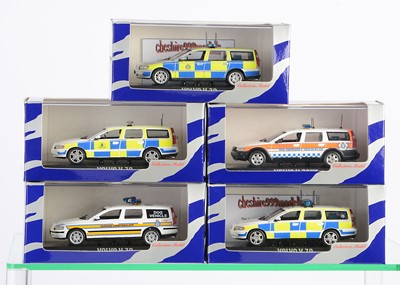 Lot 399 - Cheshire 999 Models & Similar 1:43 Scale Code 3 Police Vehicles