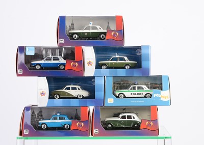 Lot 411 - IST Models 1:43 Scale Police Vehicles