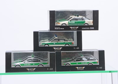 Lot 413 - Neo 1:43 Scale 'Polizei' Police Vehicles