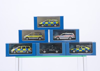 Lot 420 - Cheshire 999 Models & Similar 1:43 Scale Code 3 Ford Police Vehicles