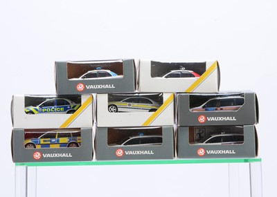 Lot 425 - Keystone Models & Similar 1:43 Scale Code 3 Vauxhall & Opel Police Cars