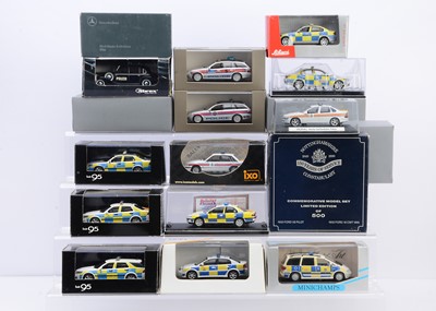 Lot 435 - 1:43 Scale Code 3 Police Vehicles by Various Makers