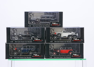 Lot 437 - Premier Miniature by Signature Models 1:43 Scale Models