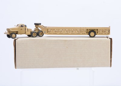 Lot 442 - A Factory Built HartSmith for Angego 1:48 Scale Studebaker & Queen Mary Trailer