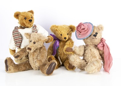 Lot 367 - Four artist Teddy Bears
