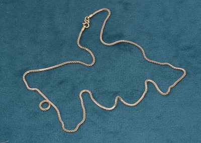 Lot 97 - An 18ct gold rope twist necklace