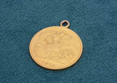 Lot 129 - A George V style half sovereign