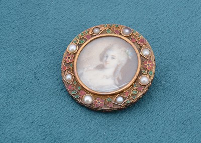 Lot 221 - A 19th Century portrait miniature