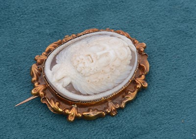 Lot 306 - A 19th Century shell carved cameo