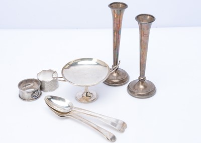 Lot 471 - Nine various silver items