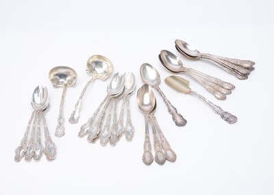 Lot 492 - A set of twelve continental oyster forks