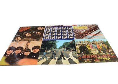 Lot 181 - Beatles LPs