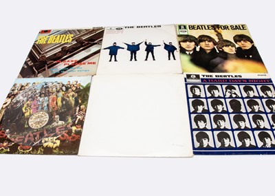 Lot 216 - Beatles LPs