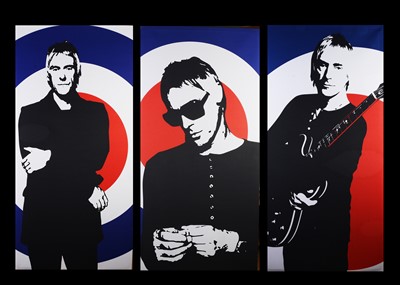 Lot 382 - Paul Weller Pop Art Canvas Prints