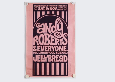 Lot 409 - Jellybread / Andy Roberts Concert Poster