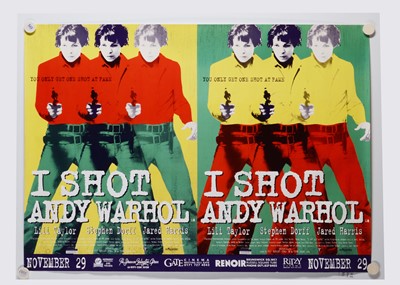 Lot 434 - I Shot Andy Warhol (1996) Quad Poster