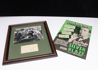 Lot 468 - Sherlock Holmes 'Silver Blaze' Campaign Book / Signature