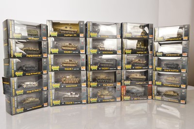 Lot 5 - Easy Model WWII Ground Armor Tanks (25)