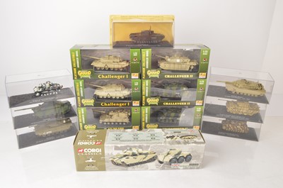 Lot 6 - Easy Model WWII Ground Armor and Other Tanks, (14)