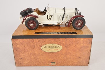 Lot 9 - Burago 1:18 Scale 1931 Mercedes SSKL Millie Miglia Rudolf Caracciola