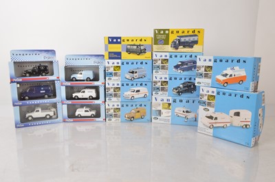 Lot 24 - Corgi and Lledo Vanguards Police Vans (16)