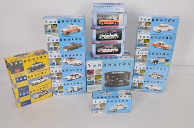 Lot 29 - Corgi and Lledo Vanguards Midlands and Northern Police Cars (18)