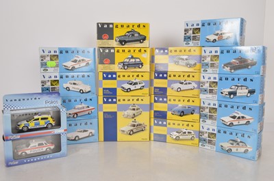 Lot 30 - Corgi and Lledo Vanguards Midlands and Northern Police Cars (19)