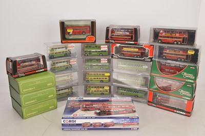 Lot 50 - Corgi Original Omnibus and Oxford 1:76 Scale London Transport and Southdown Public Transport Models (24)