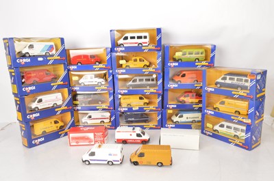 Lot 66 - Corgi 1980s Ford Transits Including Continental Branding and Code 3, (25)