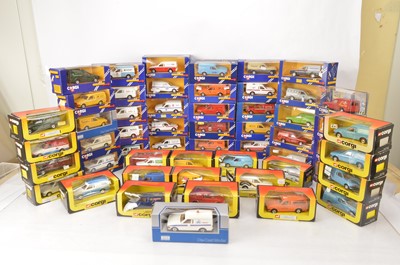 Lot 67 - Corgi 1980s Ford Escort Vans Including Code 3 Models and Continental Branding (53)