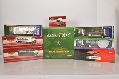 Lot 80 - Corgi 1:50 Scale Eddie Stobart Articulated Trucks (8)