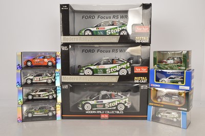 Lot 84 - 1:18 Scale and Smaller Eddie Stobart Competition Cars (11)