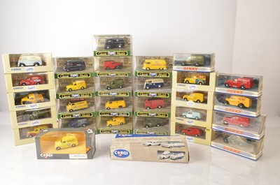 Lot 101 - Corgi and Matchbox Dinky Postwar Delivery and Other Vans (29)