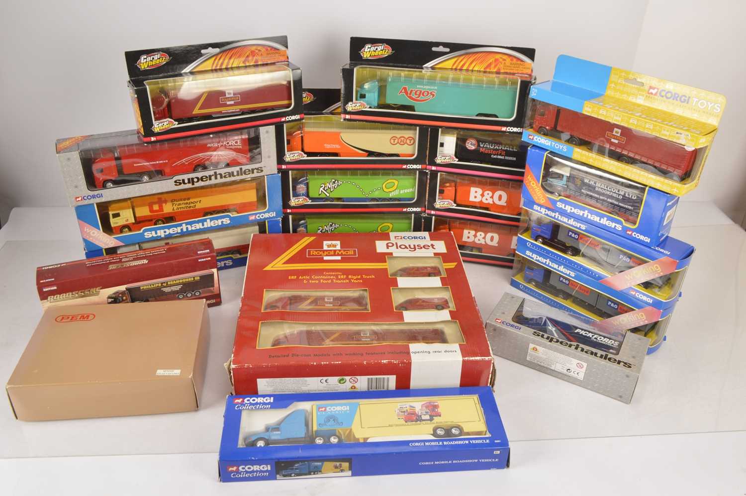 Lot 145 - Corgi and PEM Modern Articulated Trucks and Other Haulage Vehicles (20)