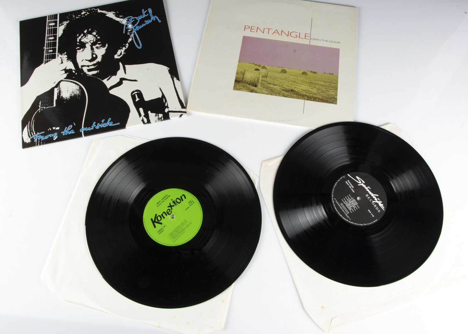 Lot 387 - Pentangle / Bert Jansch Signed LPs