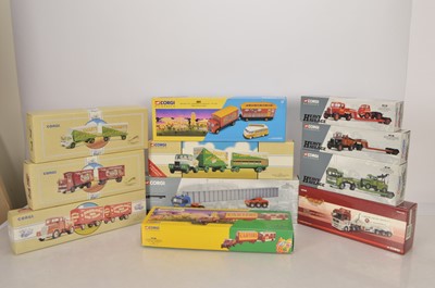 Lot 165 - Corgi Haulage and Fairground/Circus Models (10)