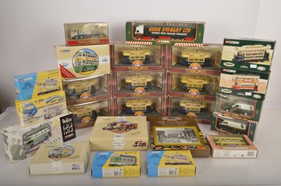 Lot 175 - Modern Diecast Mainly Corgi Vintage and Modern Commercial and Public Transport Models (24)