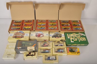 Lot 179 - Modern Diecast Vintage Commercial and Emergency Vehicles (40)